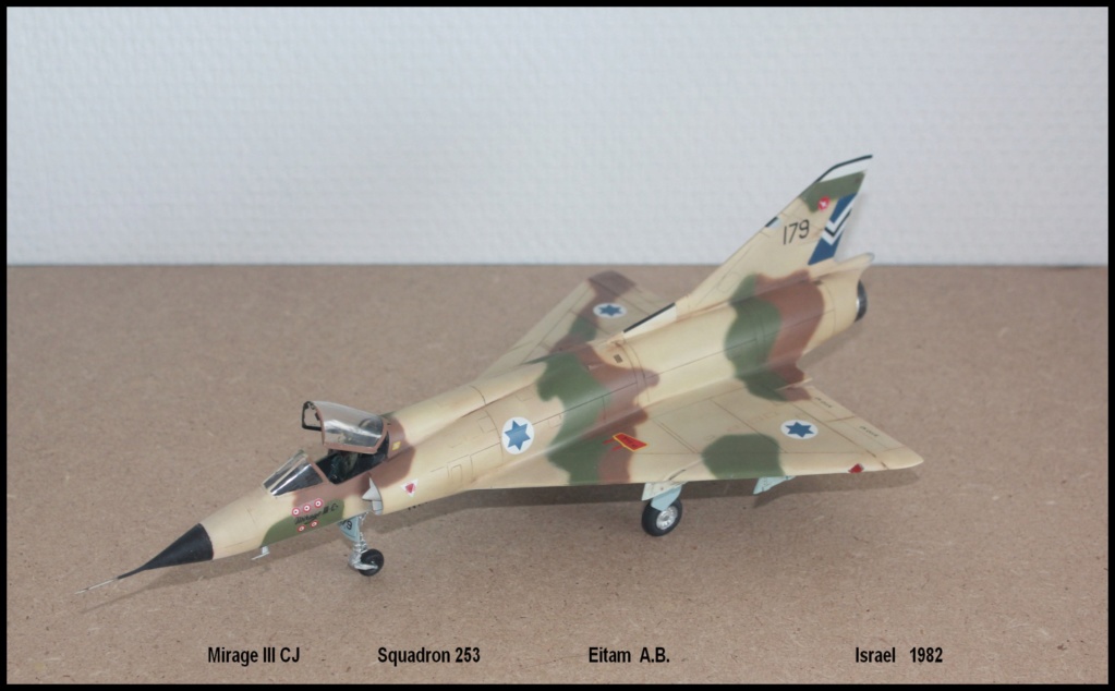 1/48 Mirage III CJ SHAHAK I.D.F Heller FINI Miiicj11