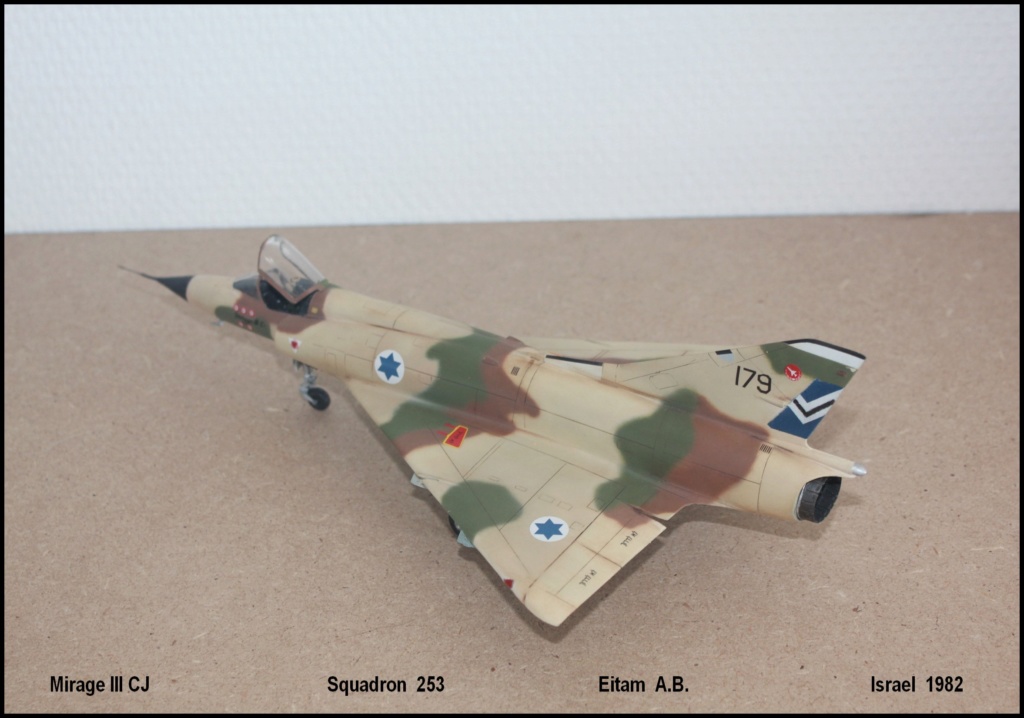 1/48 Mirage III CJ SHAHAK I.D.F Heller FINI Miiicj12