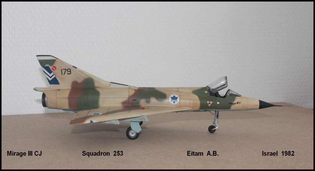 1/48 Mirage III CJ SHAHAK I.D.F Heller FINI Miiicj13