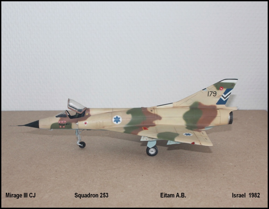 1/48 Mirage III CJ  SHAHAK   I.D.F    Heller  FINI Miiicj15