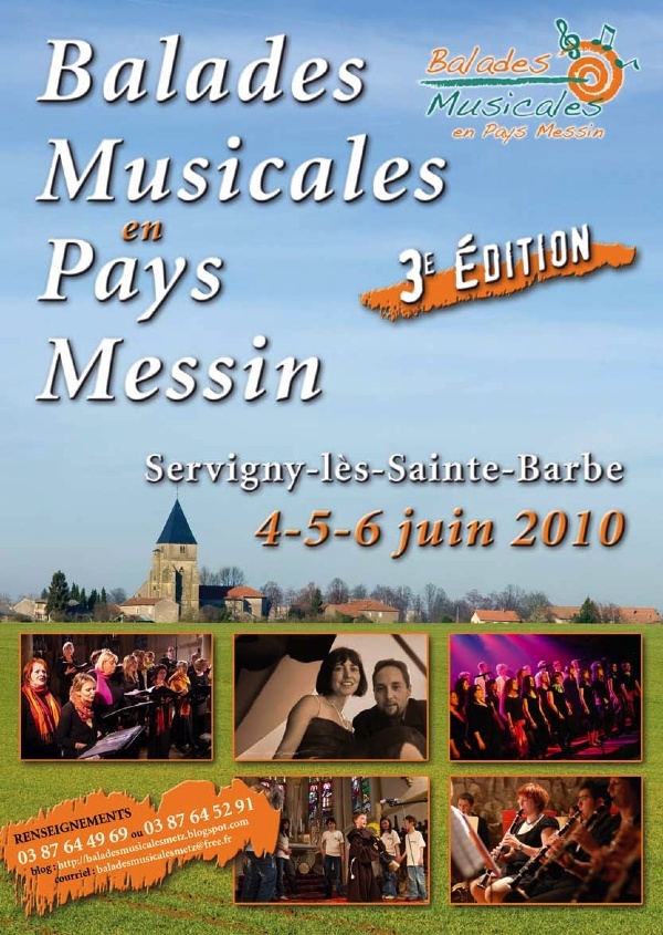 ballades musicales en pays messin -Servigny les Ste Barbe, 4,5 et 6 juin 2010 Servig10