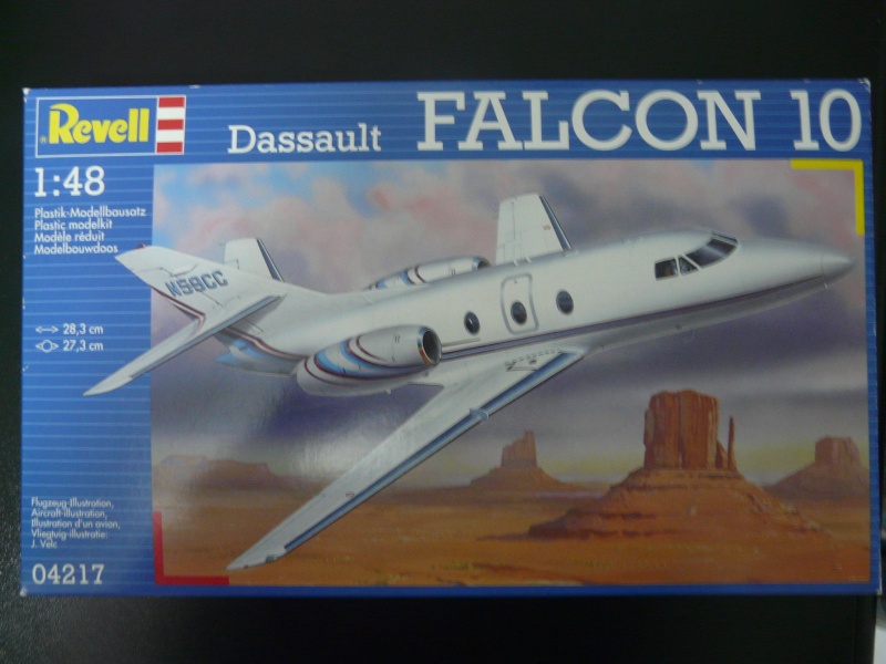 Dassault Falcon 10   1-48 (Revell) P1040410