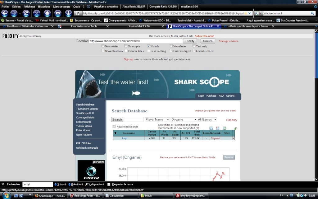 Un Sharkscope gratuit et des recherches illimites Exempl11