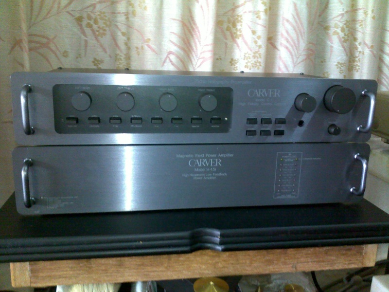 WTS Carver preamp/poweramp(used)SOLD 31032010