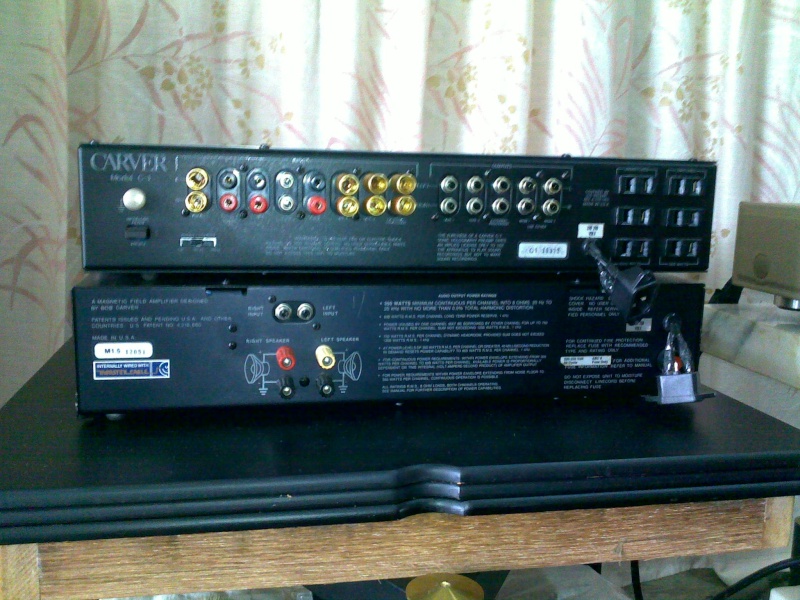 WTS Carver preamp/poweramp(used)SOLD 31032011