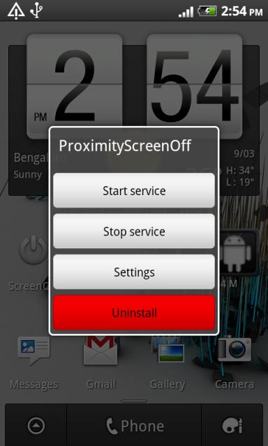 Proximity Screen Off Proxim10
