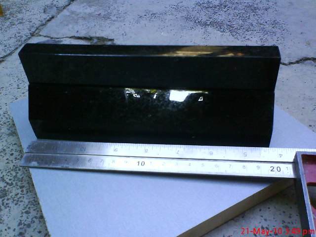 K-ramps: Black Galaxy Granite barrier and bench for sale Dsc00421