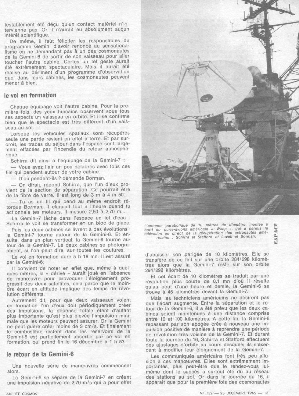 15 décembre 1965 -  lancement de Gemini 6A 65122514