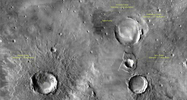 Opportunity va explorer le cratère Endeavour - Page 6 Opport11