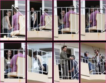 Kristen Stewart Seen Hangin With Twilight Co-Stars On Hotel Balcony Kstwil10