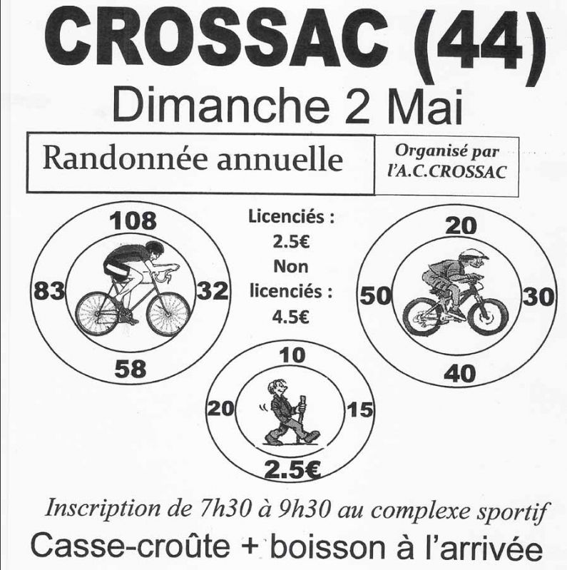 Crossac, dimanche 2 mai  Vtt, cyclo et marche Crossa10