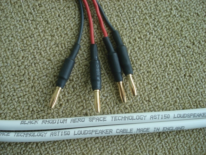 Black Rhodium AST150 speaker cables 2.5m (Used) SOLD Black210