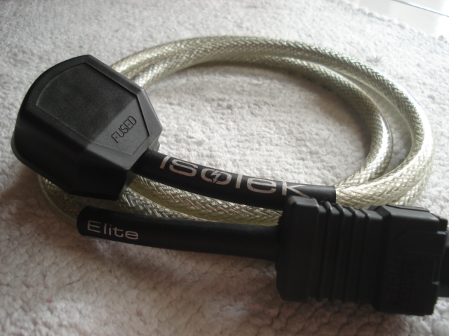 Isotek Elite Power Cable 1.5 Meter fitted with Furutech FI-15-G  IEC (Used)SOLD Isotek15