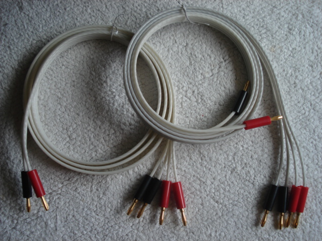 QED Silver Anniversary Bi-wire 2 to 4 Speaker Cables 2m pair (Used) Qedbiw10