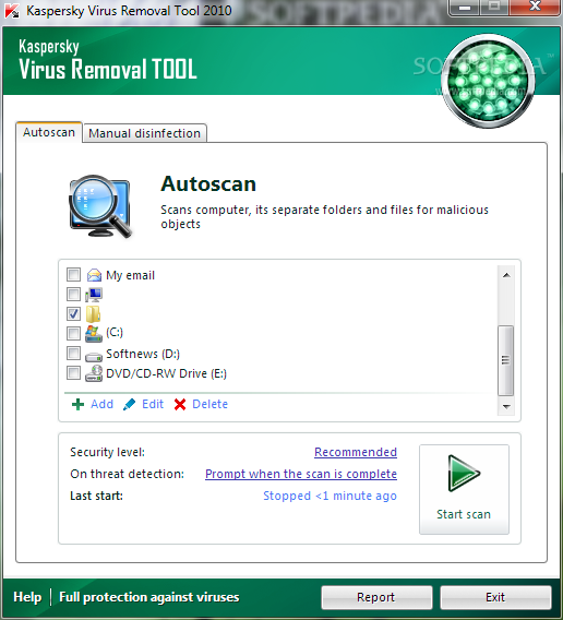 Kaspersky Virus Removal + download 12110