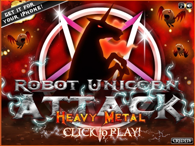 Robot Unicorn Heavy Metal Attack Heavym11