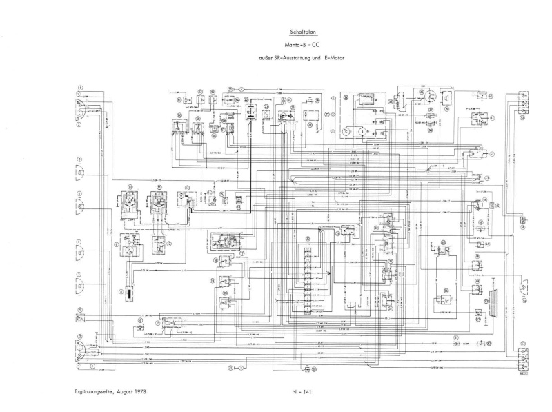 [Manta B / Ascona B] Schaltpläne S_n_1411