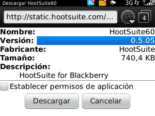 Actualizado.. Hootsuite v0.5.05 (Aplicación de Twitter y Facebook Para BlackBerry) Captur10