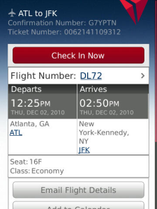 Delta Air Lines Libre BlackBerry ya está disponible la aplicación Delta-10