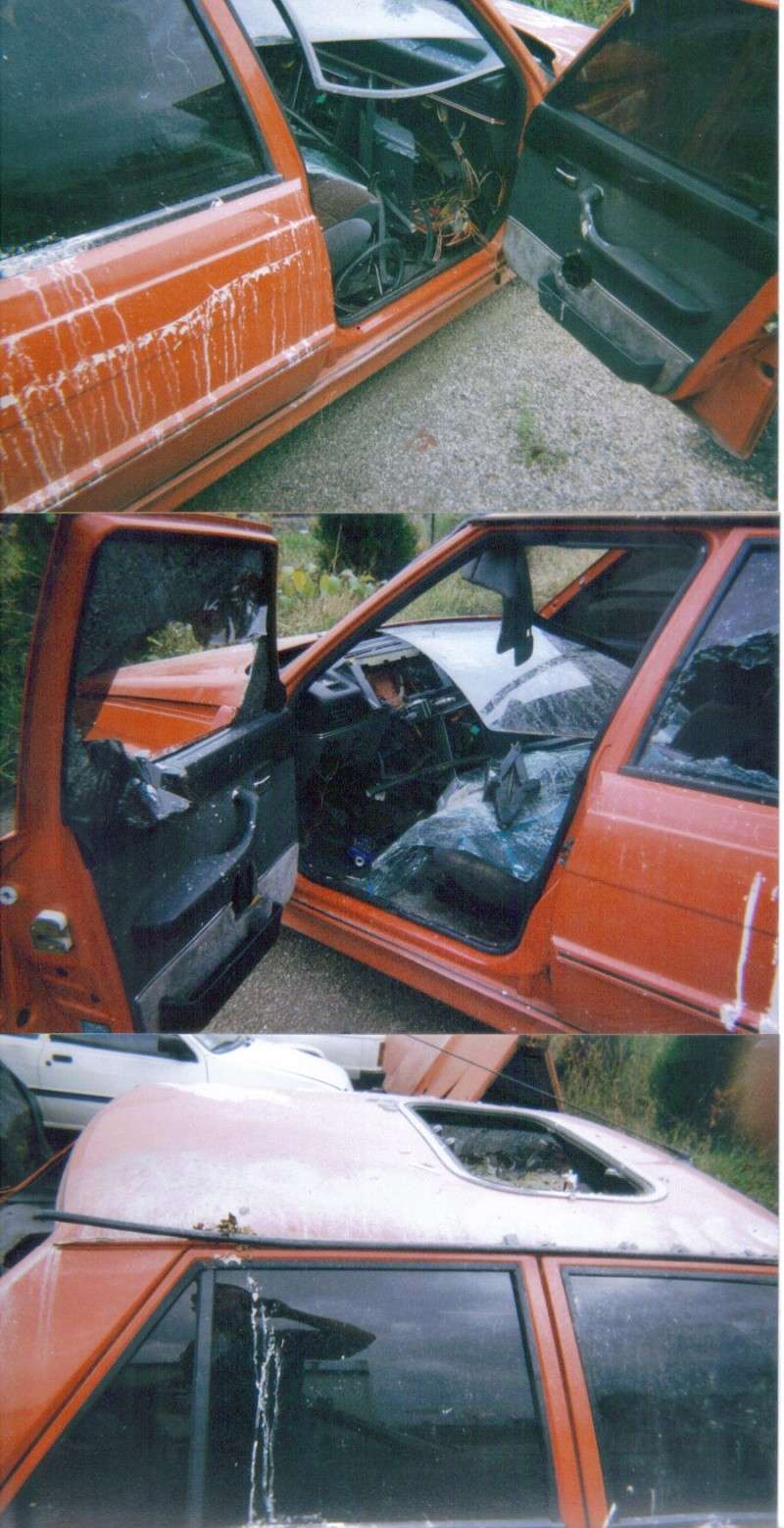Mon ex-R9 Turbo phase 2 rouge de 1987 9tb310