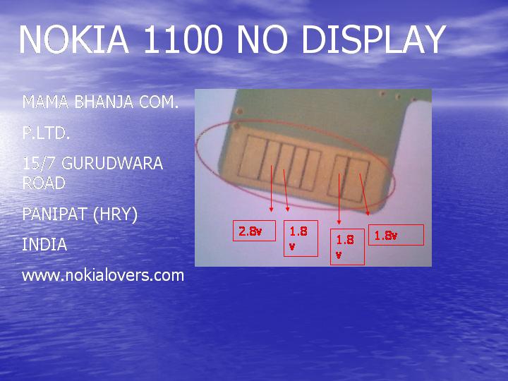 1100,2300 display ways Nokia110