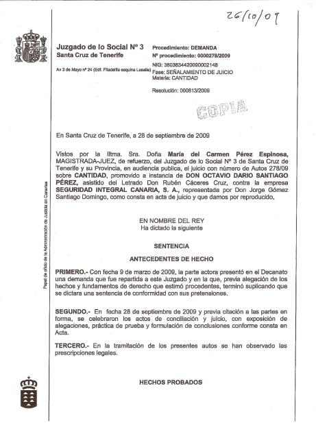 SENTENCIA FIRME:OBLIGA AL PAGO DE CURSOS DE FORMACIÓN,GASTOS DE DESPLAZAMIENTO Y DIETAS GENERADAS POR ASISTENCIA Juzgad10