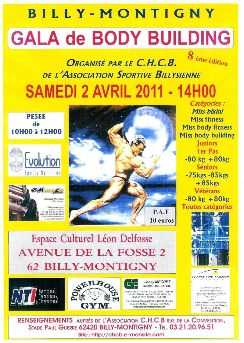8ème édition du GALA DE BILLY-MONTIGNY le 2 avril 2011 Affich10