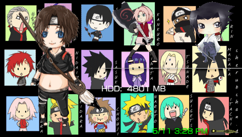 PSP 3000 5.03 CTF Themes Vol 1 Naruto10