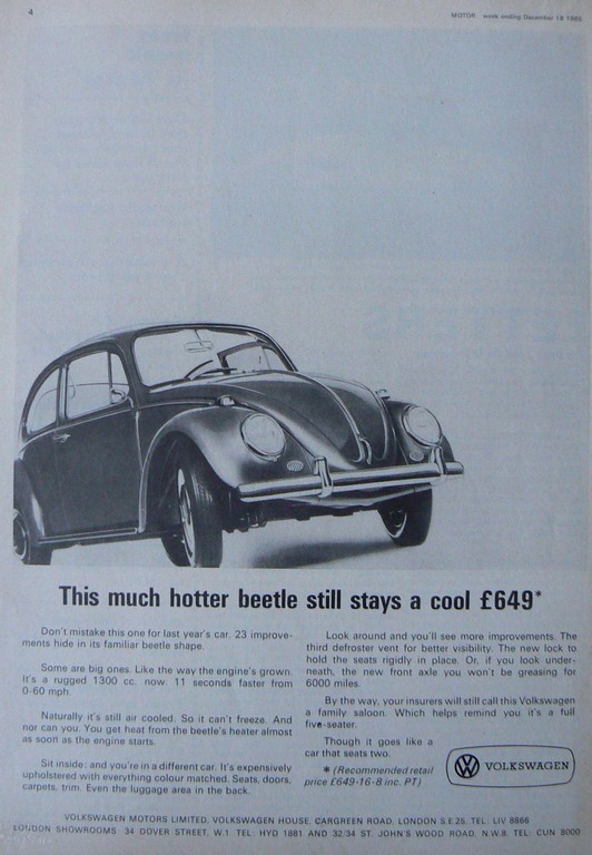 Publicité VW d'époque, genre Paris Match . 649liv11