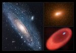 Plava svetlost u centru galagsije Andromeda Thumbj10