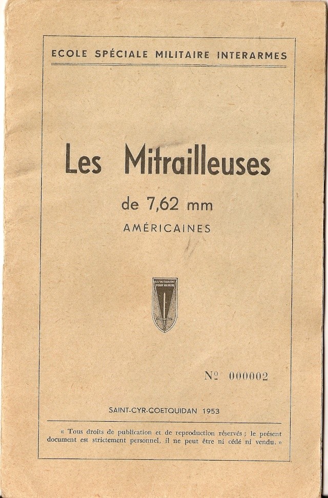 Manuel US et Français des mitrailleuses cal.30 et 50 Browning Numari45
