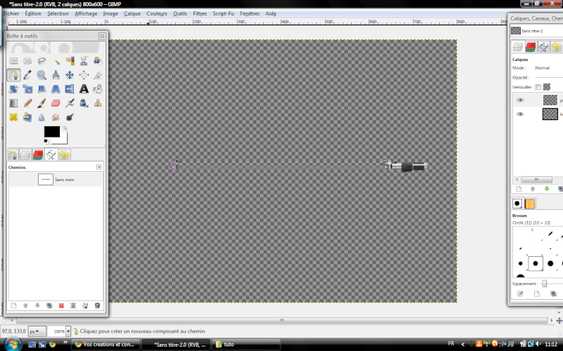 [TUTORIEL] Créer un sabre laser avec The Gimp 1010