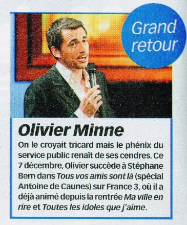 Actualités de Olivier MINNE (Fort Boyard depuis 2003) - Page 4 Olivie10