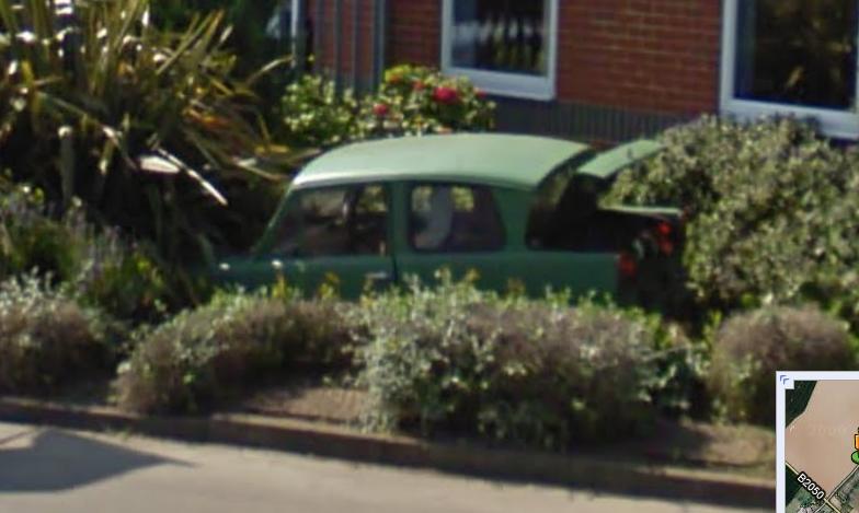 Classic Cars on Google Street View! 3wheel10