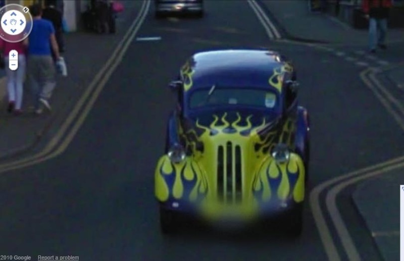 Classic Cars on Google Street View! Chatha10