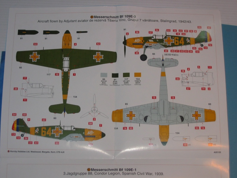 [Airfix] - Messerschmitt Bf-109 E-1/E-3/E-7 Trop 1/48 - ajout photos 20/01 Img_0113