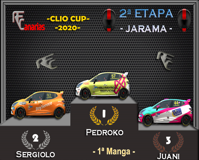 2ª ETAPA CLIO CUP (JARAMA) Podium12