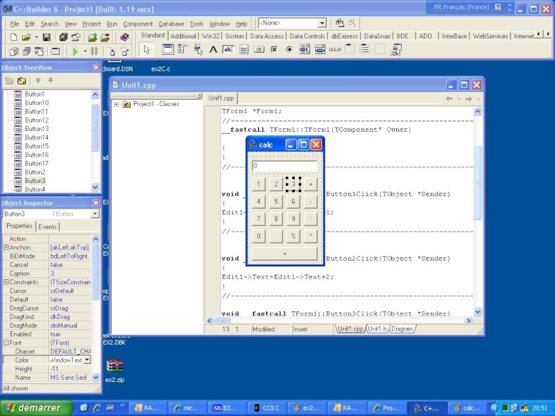 une calculatrice Calcc11