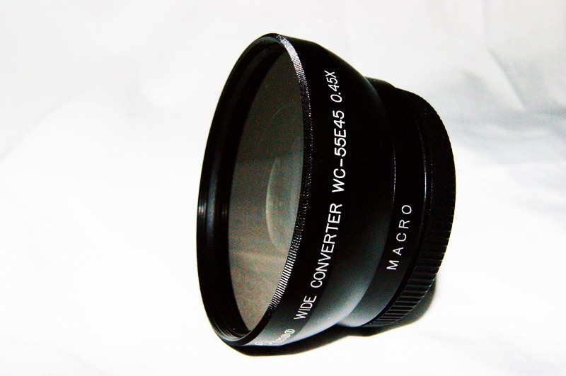 New 55mm 0.45x Wide Angle + Macro Converter Conversion Lens Edit110