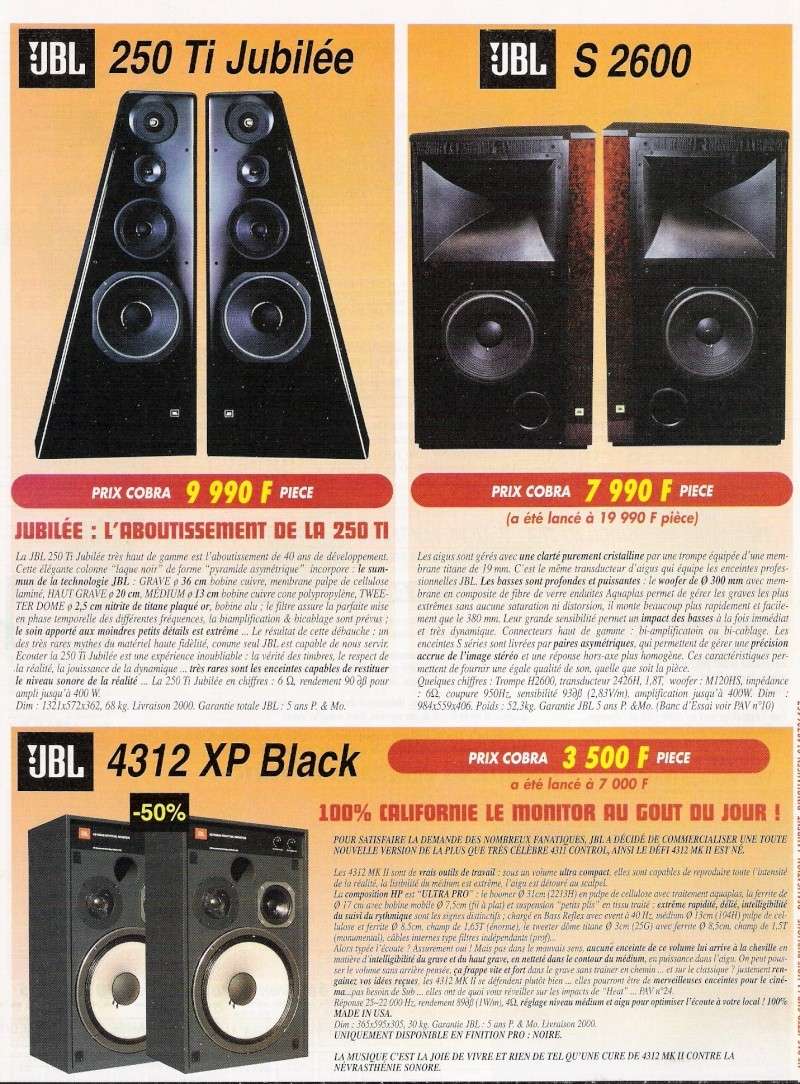 PUB JBL 250Ti Jubilée - JBL S 2600 - JBL 4312 XP Black Pub_co10