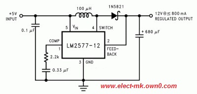 5V to 12V DC Converter step up Voltage Regulator Lm257710