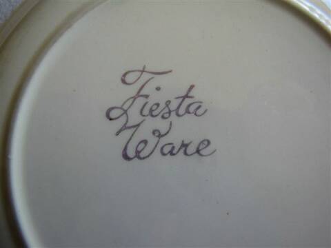 Fiestaware marks clearance