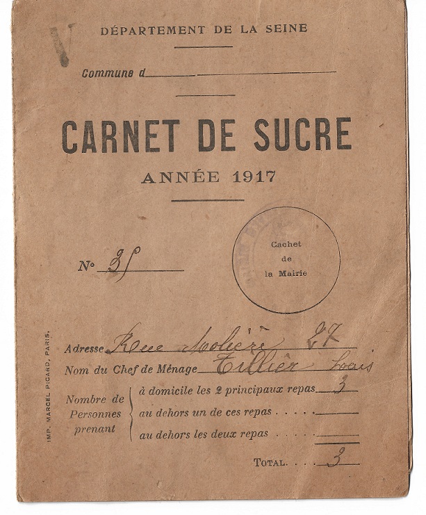 (E) Carnets et Tickets de rationnement - VENDU Numzo457