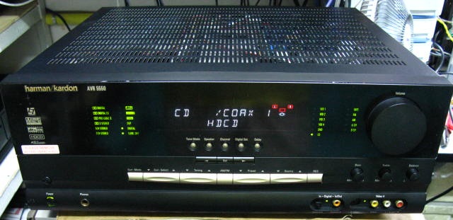 Harman/Kardon AVR-5550 + AudioPro surround spk + subwoofer [used] Avr55511