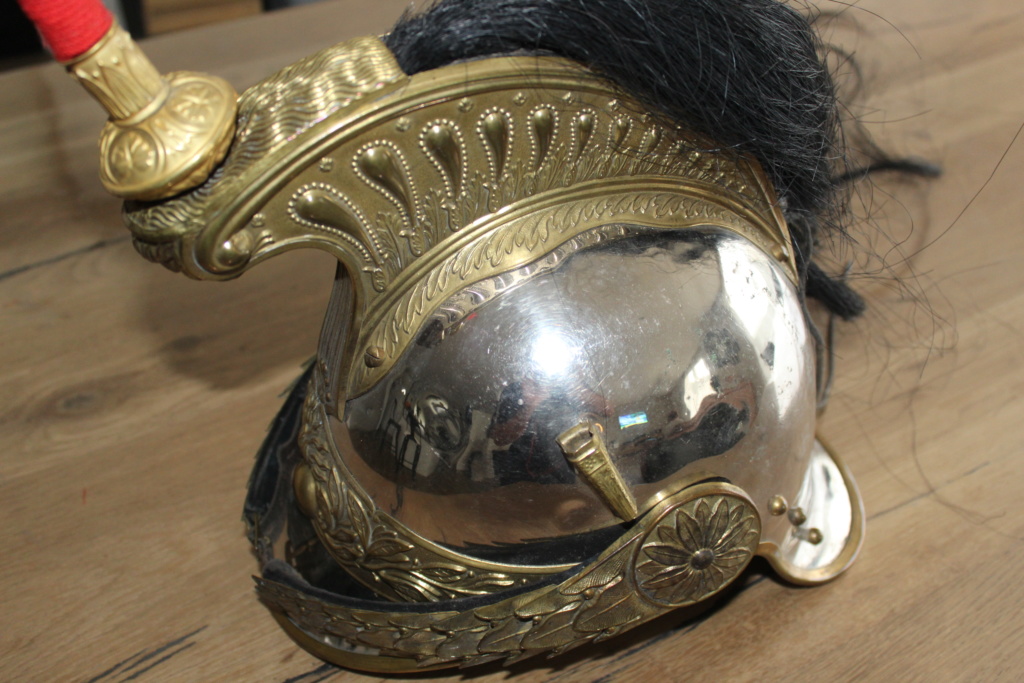 Casque de Cuirassier et son couvre-casque ESC * NOV 1 - A CLOTURER Img_4570
