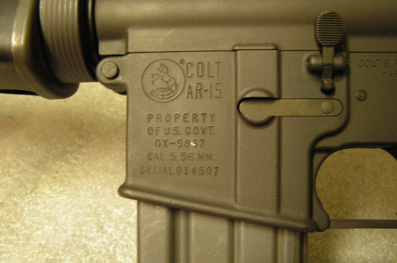 CAR15 Submachine Gun (Colt Model 607)  Gx585713