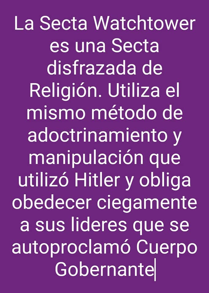 una secta totalmente autoritaria y manipuladora 11836010