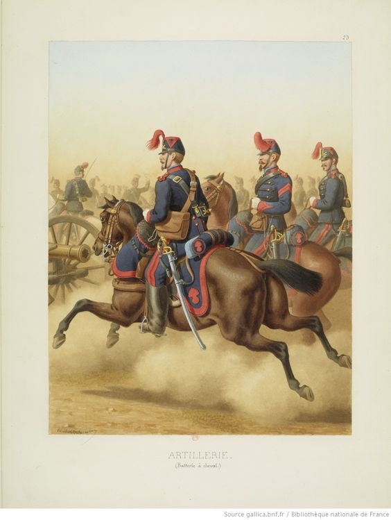 Le dolman dans l'armée française 1871-1914  Artill12