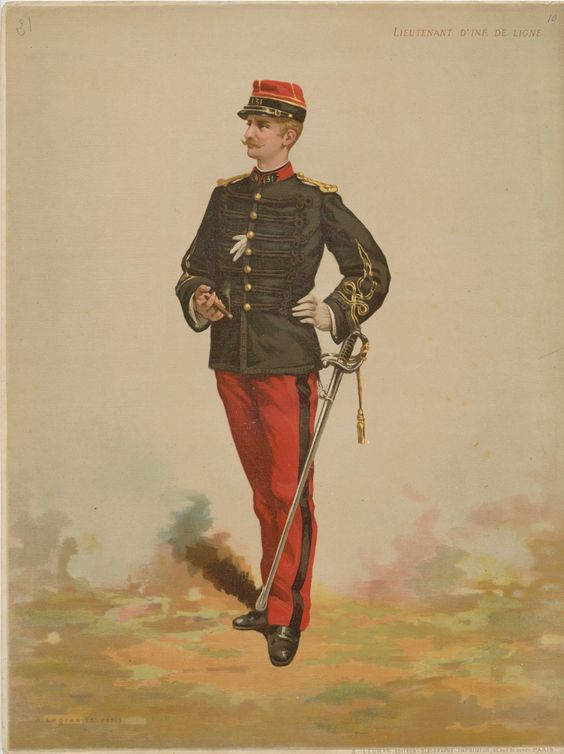 Le dolman dans l'armée française 1871-1914 Infant10