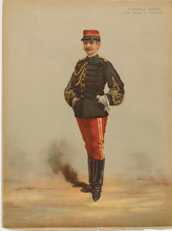 Le dolman dans l'armée française 1871-1914 Zouave10